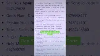Rap songs Roblox Music ID Codes  January 2022 
