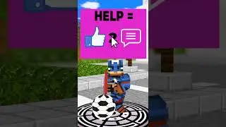 Herobrine with monster school play a superhero football game