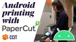 How to Print from an Android Device at Clemson