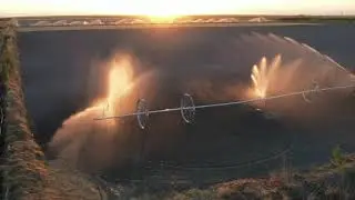 TEK İŞÇİYLE BİN DEKAR SULAMA YAPILAN HARİKA SİSTEM