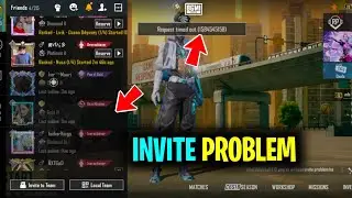 😵Bgmi Invite Problem Telugu