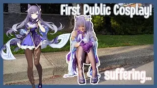 My First Cosplay in Public was ROUGH! | Genshin Impact Cosplay | Cyainnie Vlog