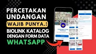 Ordering Invitations Made Easy! Digital Catalog + WhatsApp Form in 1 Bio Link (Part 1)