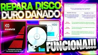 Como REPARAR Disco Duro dañado ✅ Interno O Externo  | Con  HDD REGENERATOR 2011 | ACTUALIZADO 2023
