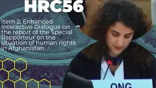 #HRC56: "Afghan women are not just slogans for your statements"