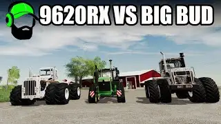 #BourgaultDLC FS19 - John Deere 9620RX vs Big Bud size
