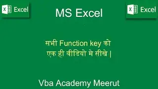 Shortcut in excel || #youtube