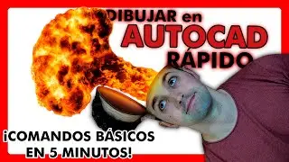 ▶ Cómo DIBUJAR en AUTOCAD para PRINCIPIANTES desde CERO RÁPIDO 🤪 ¡SOLO 5 MINUTOS! ✅