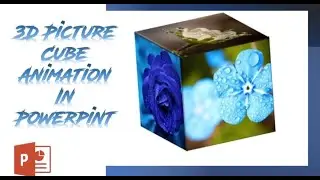3D picture Cube Animation in PowerPoint #animation #powerpoint #3Dcube