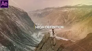 How to make a slideshow in After Effects Tutorial Cinematic Modern Slideshow