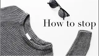 HOW TO STOP BUYING CLOTHES & UPDATED MINIMALIST CLOSET TOUR