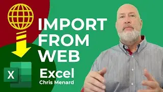 Excel Import Data from the Web - Great Time Saving Feature