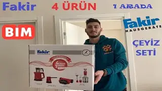 Bimden Fakir 4 lü Çeyiz Takımı Fırsat Paketi`ni Aldık..! Kutu Açılışını VE Detaylı Anlatım İçerir.!