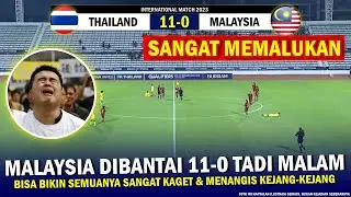 🔴 GAK TEGA LIHATNYA !! DILUAR DUGAAN Timnas Malaysia DIHANCURKAN 11-0 Tadi Malam, Bukan di Sea Games