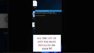 Upgrade All Windows Application's with one command (winget) 📈😱 