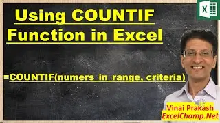 How To Use COUNTIF Formula in Excel & Count Specific Criteria Values Quickly. Step by Step Tutorial