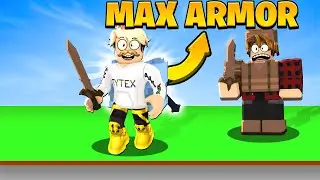 I PRETENDED to have NO ARMOR In Roblox Bedwars