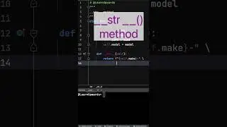 Python __str__ method 
