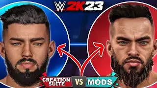 WWE 2K23: Community Creations Vs Pc Mods Epic Comparison!