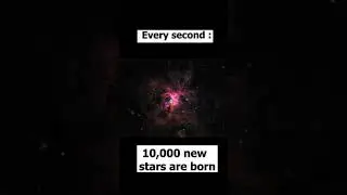 What happens in space in a second? #space #universe #shorts #spacex #facts #nasa