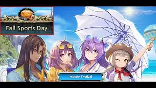 Fall Sports Day - Muscle Festival (Event Cutscene) 1440P 60FPS | King's Raid