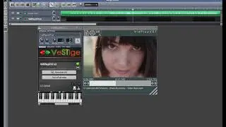 Demo VidPlayVST in LMMS Windows Free DAW, synced to audio track
