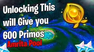 Unlocking this will give you 600 primogems | Amrita Pool | 3.6 | Vourukasha Oasis | Genshin Impact