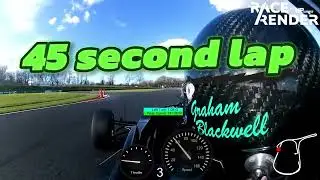 45 seconds around Mallory Park using the Edwina's chicane, in my Mygale EcoBoost+