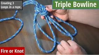 Knot Instruction - Triple Bowline