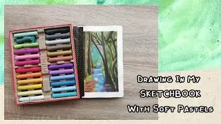 Artful Unboxing: Painting In My Sketchbook W/ Pastels!