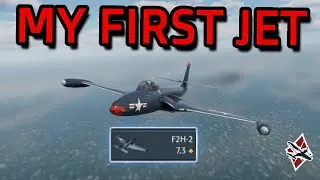 MY FIRST JET IN WAR THUNDER! │ [The F2H-2 Banshee]