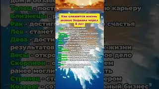 Как сложится жизнь знаков Зодиака через 8 лет  #астрология #гороскоп #astrology #знакизодиака