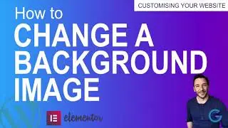 How to change a section's background image in Elementor