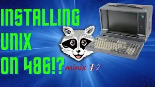 Installing UNIX [Minix] on a 486 in 2o24!