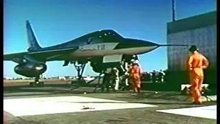 B-58 Hustler First Test Flight in Restored Color - 1956