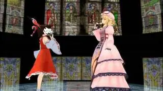【東方MMD】紫様が霊夢を誘って件の人形を踊ってみた