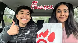 First time trying Chick-fil-A Mukbang