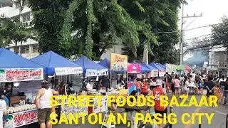 STREET FOODS BAZAAR IN SANTOLAN, PASIG CITY #streetfood #banchetto #foods