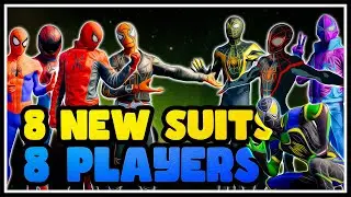 8 New Suits Showcased By 8 Players | Spider-man 2