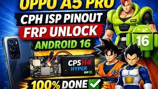 OPPO A5 PRO CPH2695 ANDROID 16 2025 DECEMBER ISP PINOUT EASY JTEG ||FIX||
