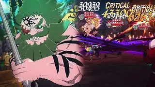 DEMON CHANDLER + HOLY RELIC MONSPEET 1000% DAMAGE DEALT BOOST COMBO!! [7DS: Grand Cross]