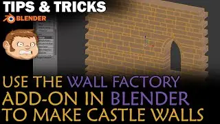 AlmightyGamesDev: Blender Quick Tips - Wall Factory Blender Add-on