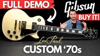 NEW Gibson USA Les Paul Custom '70s FULL DEMO (BUY THIS!)