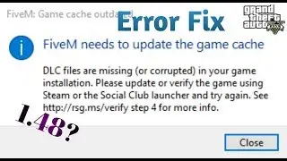 FiveM DLC Error Fix|Latest Trick 2019