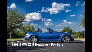 2000 BMW Z3M Roadster 5 Speed Manual Estoril Blue Excellent Condition For Sale Car Cave Aiken, SC