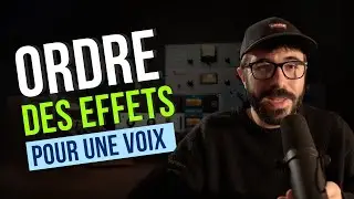 In what order should you place your effects when mixing a vocal?