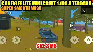 CARA MERUBAH GRAFIK FF MENJADI GRAFIK MINECRAFT | VERSI 1.100.X TERBARU | SUPER SMOOTH MASK