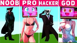 Minecraft ⚔️ BATTLE: NOOB vs PRO vs HACKER vs GOD 🚽 Skibidi Toilet NEW LOOK #23