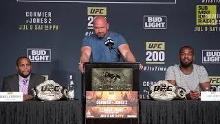 UFC 200 Press Conference: Lesnar Cracks Jokes, Jones/Cormier Take Shots