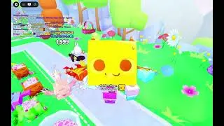 Hatching 4 huges pets in one day ( in pet sim 99 )